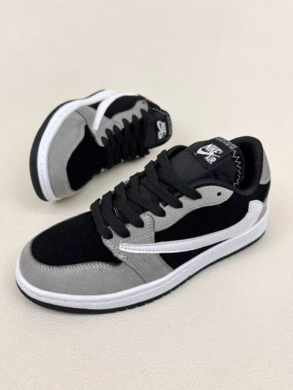 کتانی زنانه ایر جردن وان لو اسکات تراویس نایک AIR jordan 1 | کتانی ونس زنانه ایر جردن وان لو اسکات تراویس نایک AIR jordan 1 low Travis Scott کد 943 کد 351