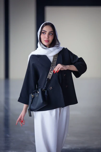 مانتو مازراتی استین پاکتی