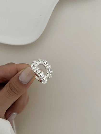 انگشتر نقره ای