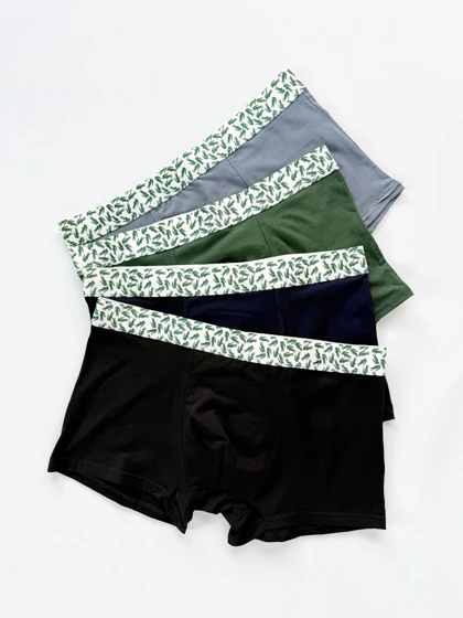 شورت نخ پنبه پادار مردانه جعبه ای لاگوست Lacoste