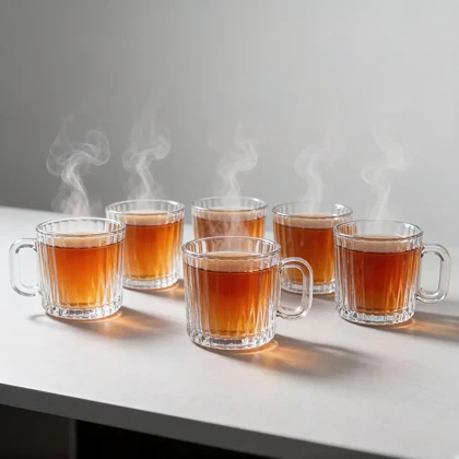 فنجان چای خوری 6 عددی خطی