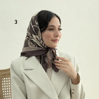 مینی اسکارف زنانه طرح زنجیری | آی بولک