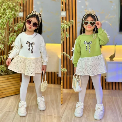 تونیک تور دانتل دخترانه