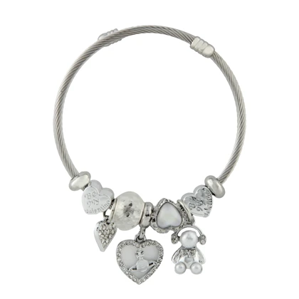 دستبند پاندورا مدل قلب و سیاره