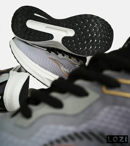 کفش کتانی طوسی Saucony Ride Review مدل 7178