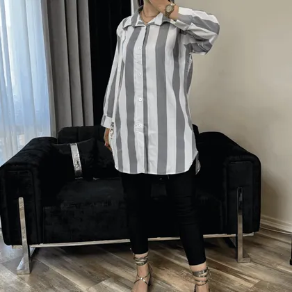 مانتو زنانه راه راه