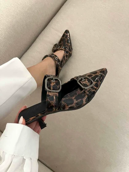 کفش پاشنه‌بلند سگک دارکد 140981