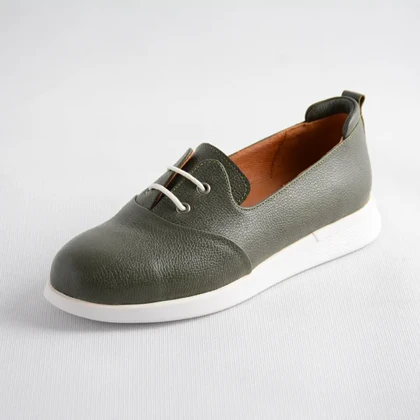 کفش چرم کالج زنانه 6078