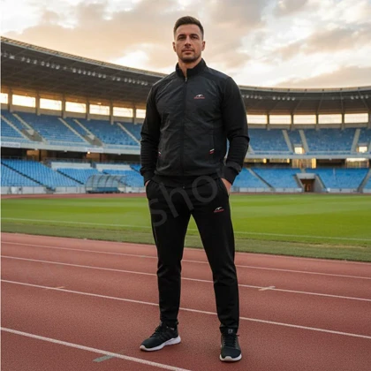 گرمکن و شلوار ماراتن استرج جلو شمعی مردانه