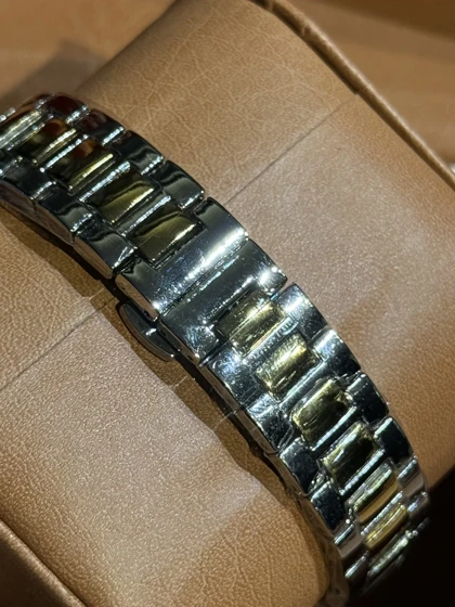 ساعت مردانه طرح پتک فیلپ نقره ای طلایی