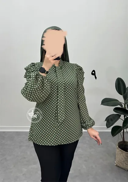 شومیز آستین پفی