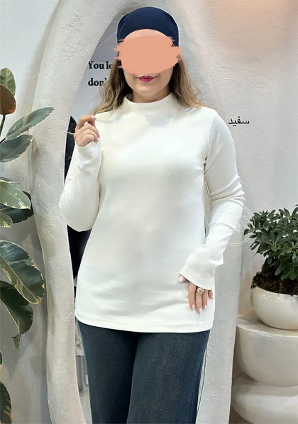 بلوز یقه گرد بلکا