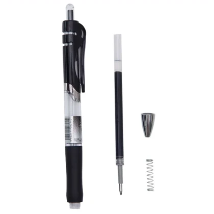 خودکار ژله ای مشکی گوانگبو Guangbo مدل ZX9K35D بسته 12 عددی