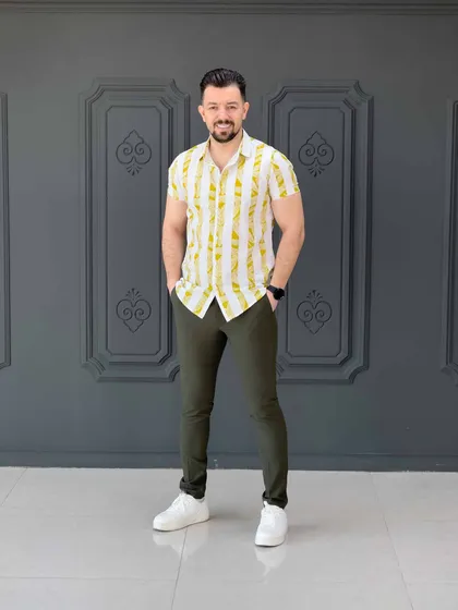 پیراهن 041515 هاوایی Bershka