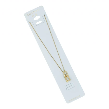 گردنبند زنانه مدل تیفانی نگینی