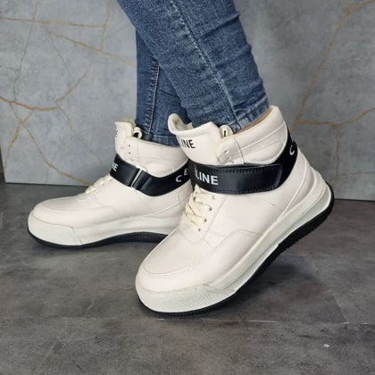 کفش دخترانه زمستانی سلین ساق‌دار