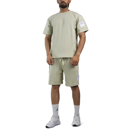 ست تیشرت و شلوارک اسپرت دنیم ور مدل HZ-202 سدری