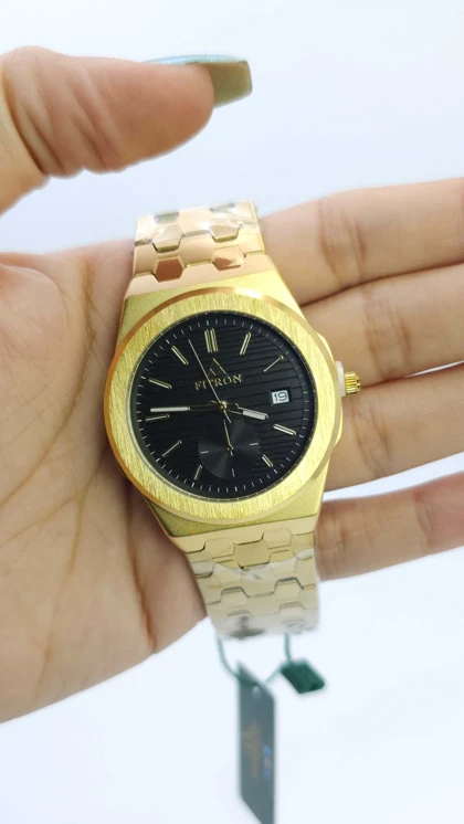 ساعت مچی مردانه فیترون Fitron 6040M با موتور کوارتز ژاپن و تاریخ دار