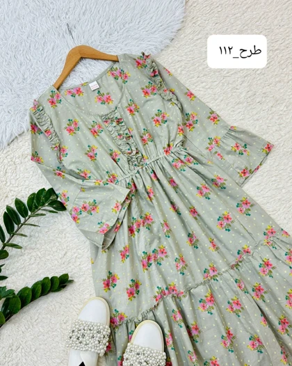 پیراهن ساحلی بلند نارسیس کد محصول 398