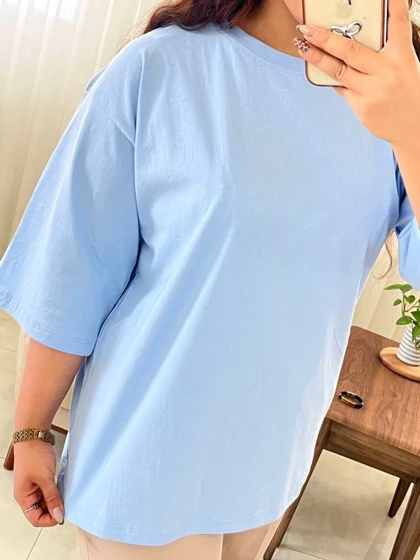 تیشرت باکسی دخترانه کد 360