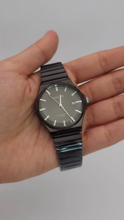 ساعت مچی مردانه والار Walar بند کرکره ای با قفل ریلی