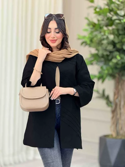 مانتو برش‌دار بغل چاک
