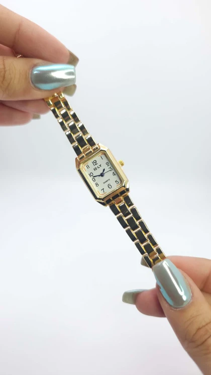 ساعت مچی زنانه مجلسی IE-LY نگین‌دار با موتور کوارتز