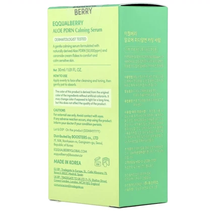سرم صورت PDRN و آلوئه ورا اکوال بری EQQUALBERRY حجم 30ml
