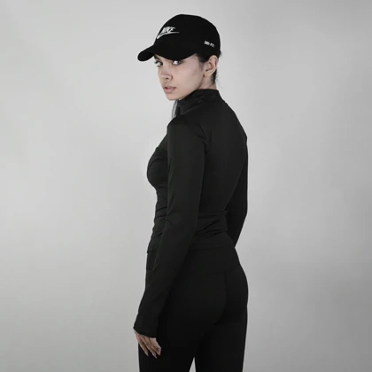 سویشرت ورزشی زنانه فی گاوئو مدل JYT-007 مشکی