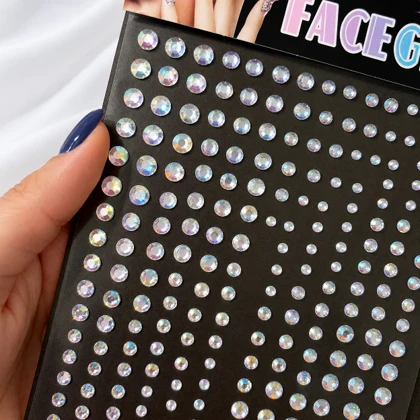 نگین تزئینی صورت Face Gems طرح دایره‌ای