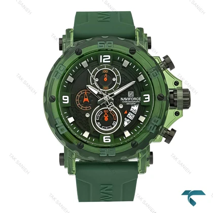 ساعت مردانه نیوی فورس NF7123 سه موتوره سبز NaviForce-7732-G