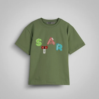 تیشرت دخترانه طرح Star کد 1940