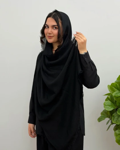 شال لطیف و نخی حصیری