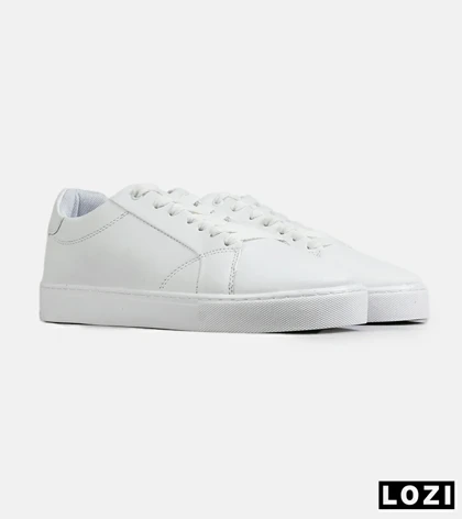 کفش کتانی مردانه سفید BERSHKA مدل 7672