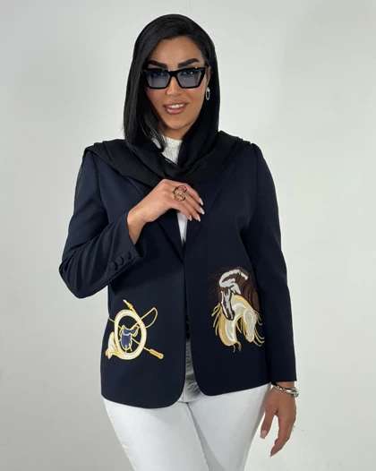 کت سوزن دوزی دو اسب  کد 100176