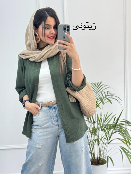 مانتو شومیزی صدف
