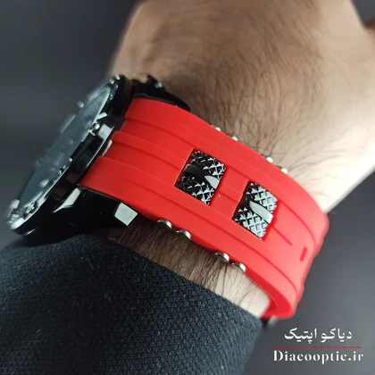 ساعت مچی مردانه اورجینال موتور ژاپن برند مینی فوکوس سه موتور مدل Mf0349G.04 بند رابر