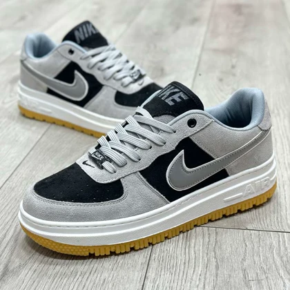 کفش کتانی اسپرت مردانه رنگ طوسی مدل نایک NIKE AIR FORCE