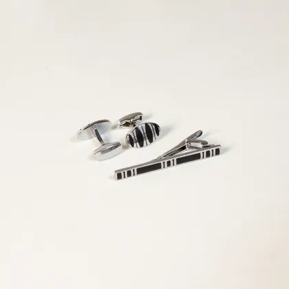 ست دکمه سر دست و گیر کروات