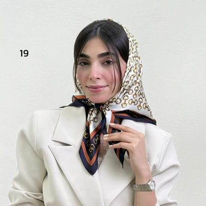 مینی اسکارف زنانه ساتن ابریشم | آی بولک