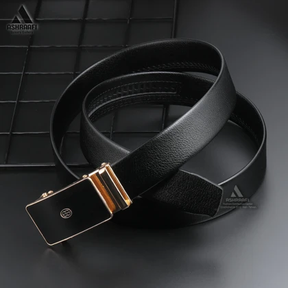 کمربند چرمی مردانه Leather Ratchet Belt BL153