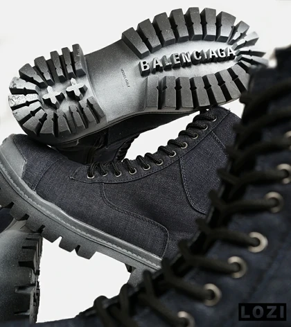 بوت مردانه سرمه ای BALENCIAGA مدل 6739