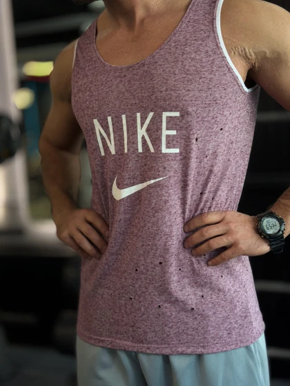 رکابی ورزشی حلقه‌ای Nike Logo پارچه نخ پنبه