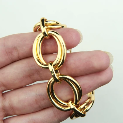 دستبند زنانه مدل حلقه دو لاین