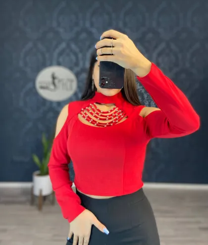نیم‌تنه مروارید دوزی کد : 7795