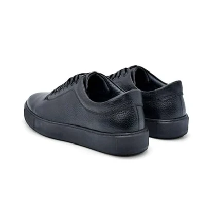 کفش ونس مردانه چرم طبیعی مدل Flat shoes - 0178