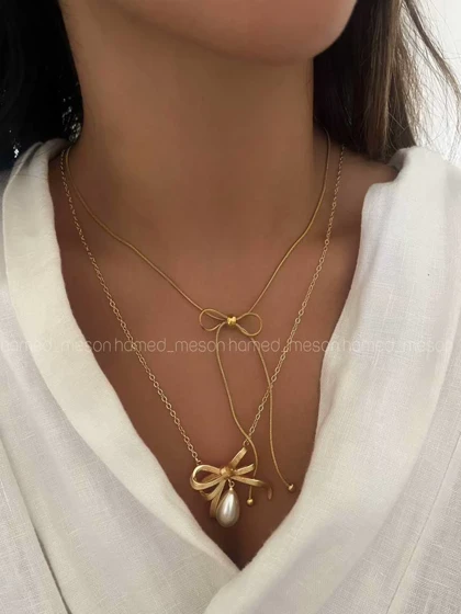 گردنبند پکی تک مروارید