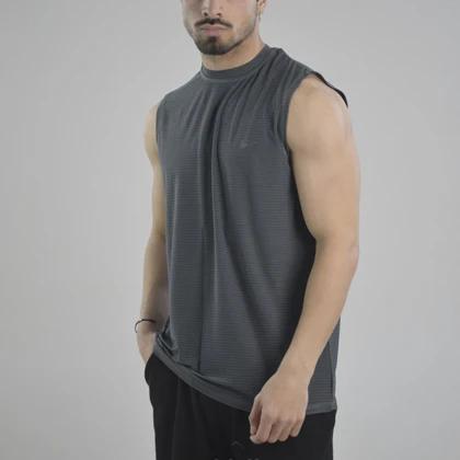 رکابی ورزشی مردانه نایک مدل VHD-Dri Fit-4K0993 طوسی تیره