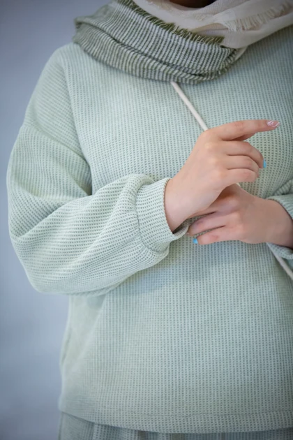 هودی شلوار بیسکوییتی پاییزه