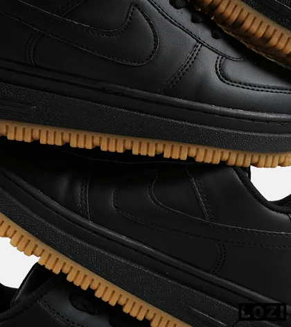 کفش کتانی مردانه و زنانه مشکی کرم نایک NIKE AIR FORCE مدل 2140